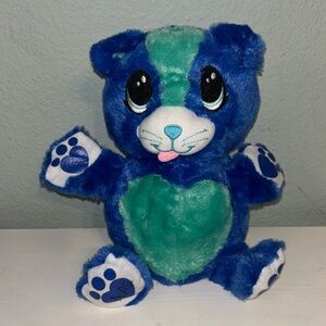 BALL PETS Plush Stuffed Animal - Berry Blue Kitty Stuffed Plush Toy 8"